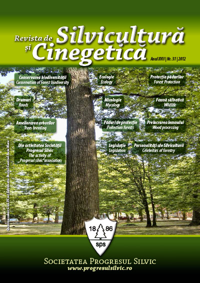 Revista de Silvicultură şi Cinegetică, nr. 31/2012