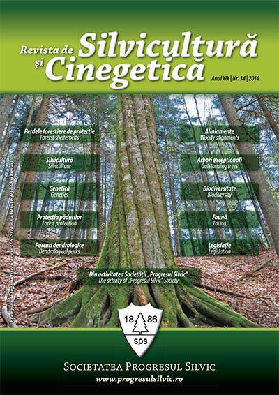 Revista de Silvicultură şi Cinegetică, nr. 34/2014
